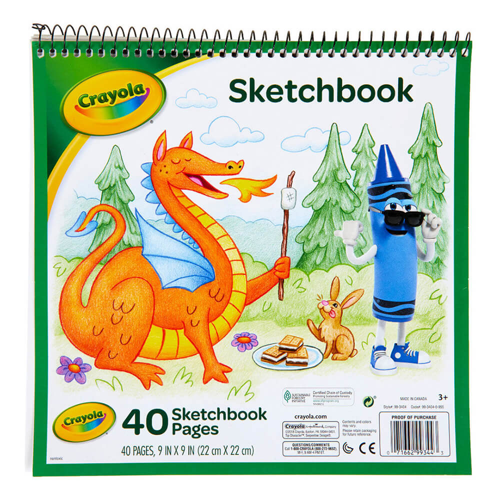 Crayola 40 Page Kids' Sketchbook