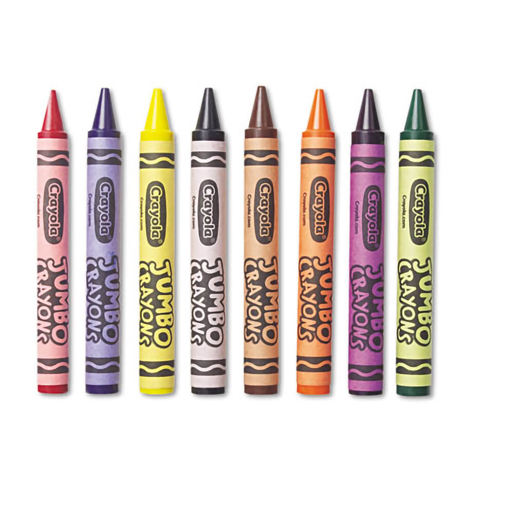 Crayola 8ct Crayons in Peggable Tuck box