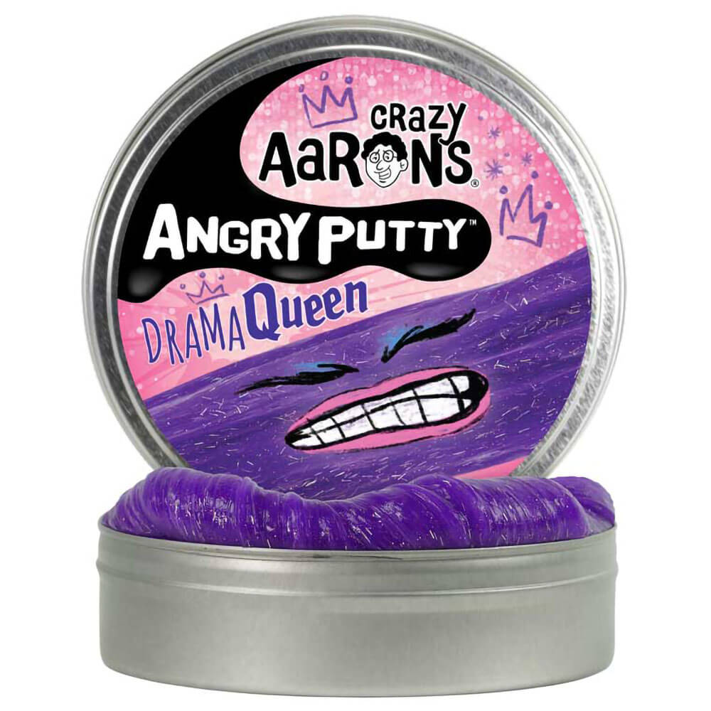 Crazy Aaron's Angry Putty Drama Queen with 4