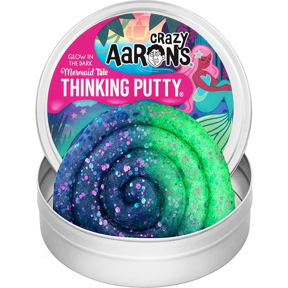 Crazy Aaron's Glowbrights Mermaid Tale with 4