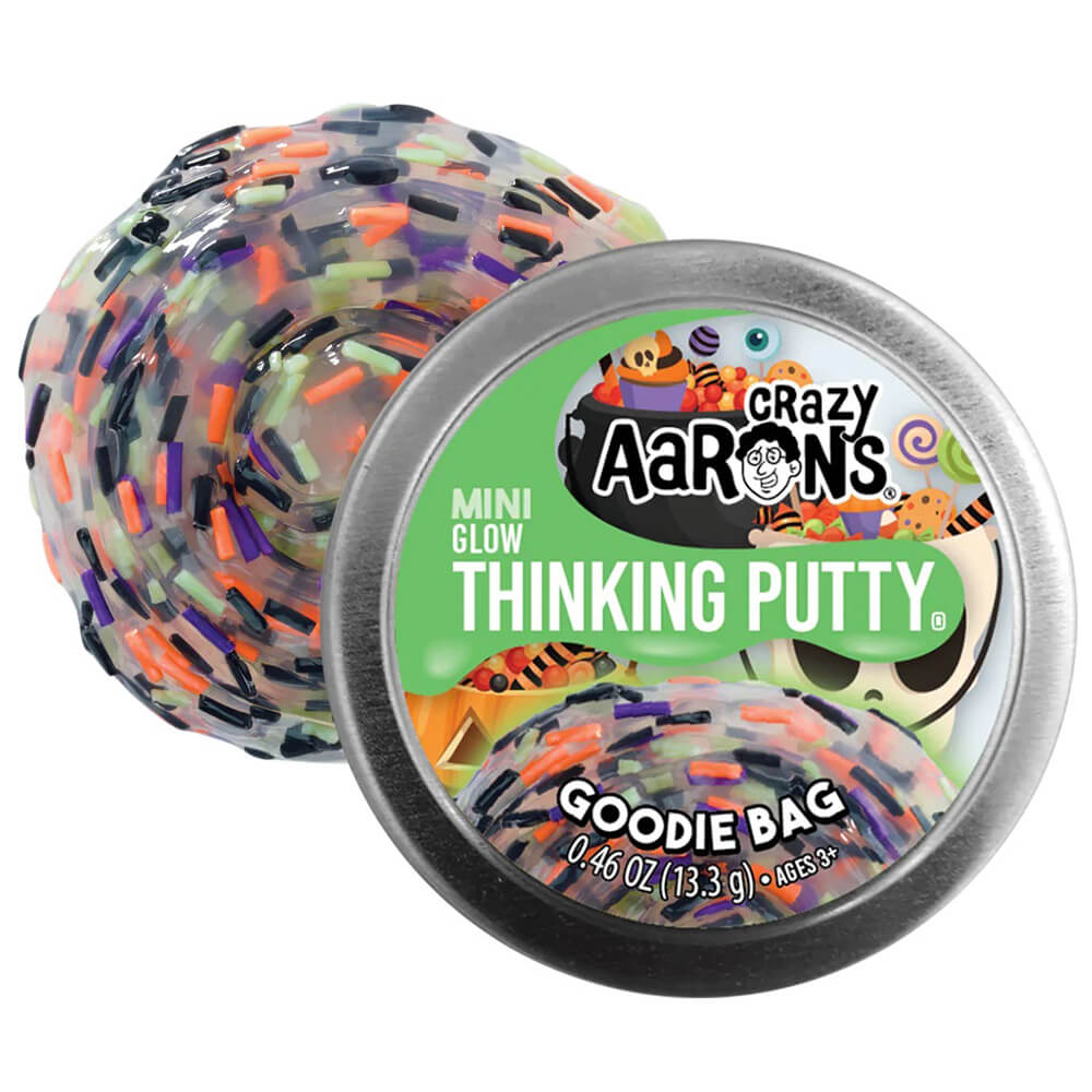 Crazy Aaron's Holiday Thinking Putty Goodie Bag with 2