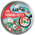 Crazy Aaron's Holiday Thinking Putty Santa's Hidden Helpers with 4" Tin