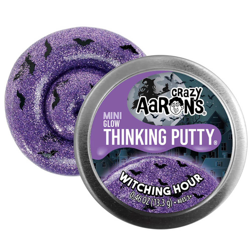 Crazy Aaron's Holiday Thinking Putty Witching Hour with 2" Tin