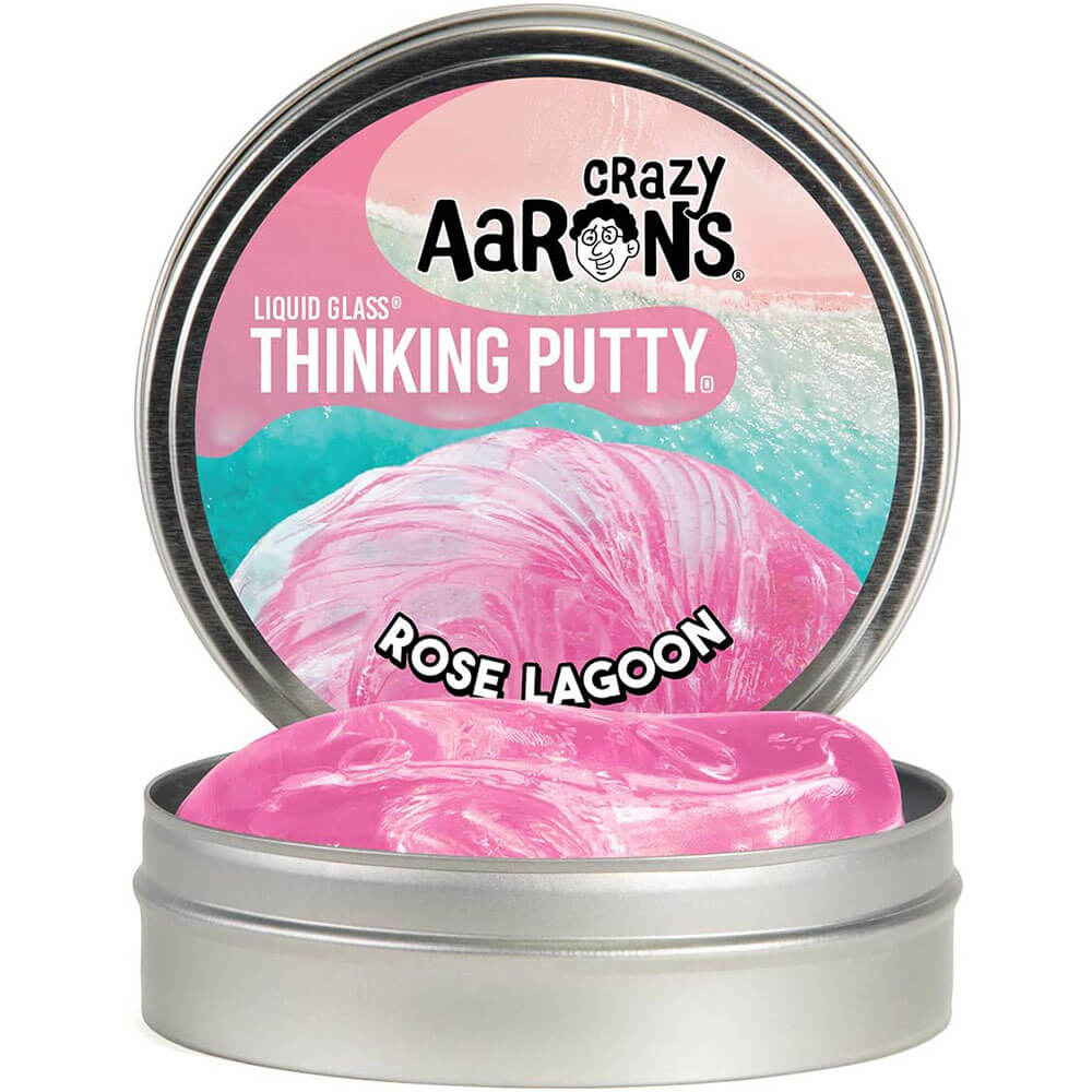 Crazy Aaron's Liquid Glass Rose Lagoon with 4