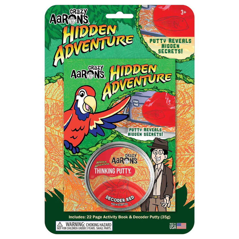 Crazy Aaron's Thinking Putty Hidden Adventure Decoder Kit with 2.75