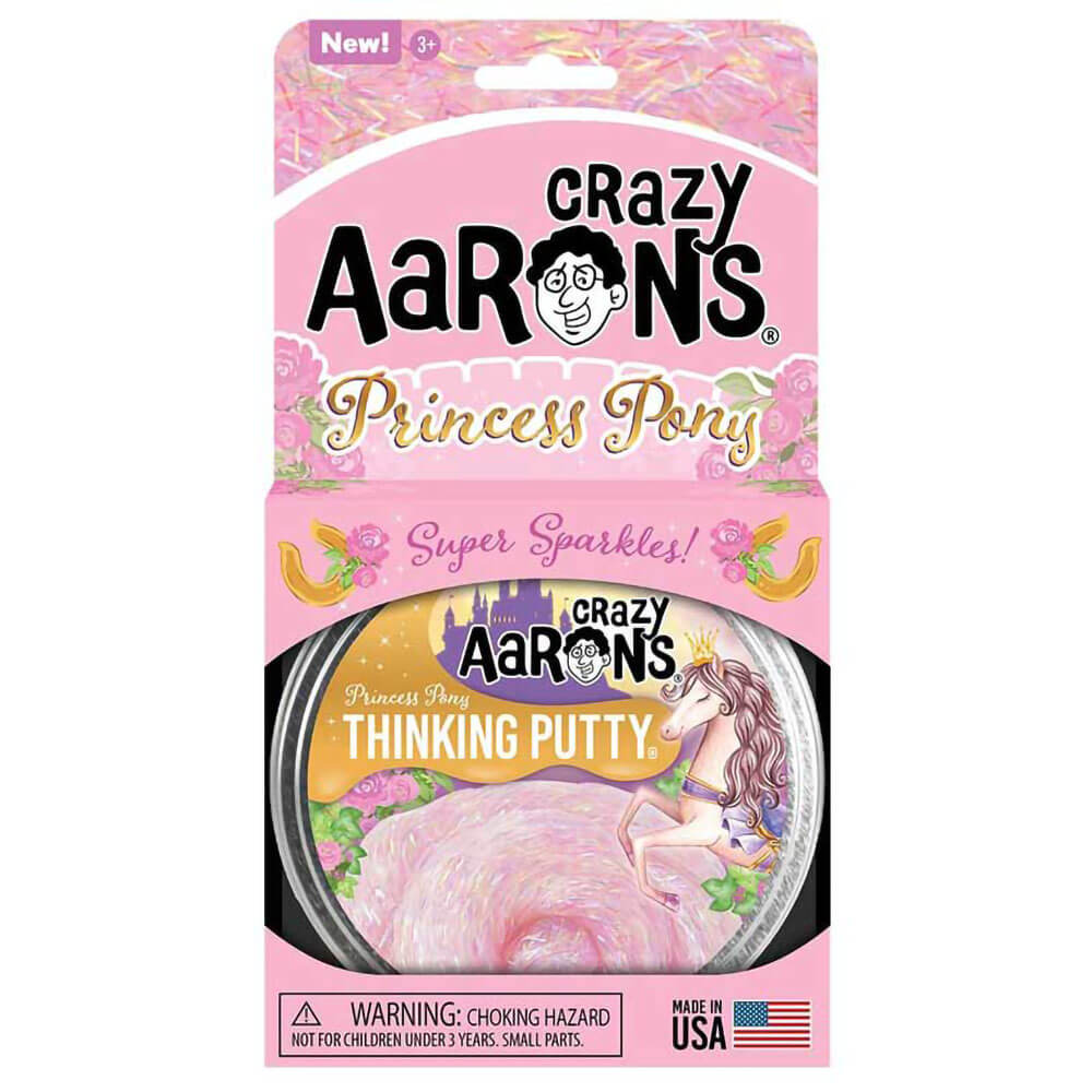 Crazy Aaron's Trendsetters Princess Pony with 4