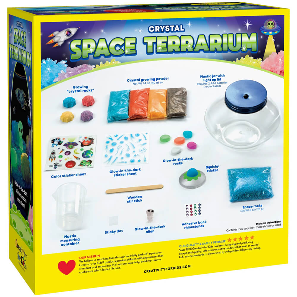 Creativity for Kids Crystal Space Terrarium Kit