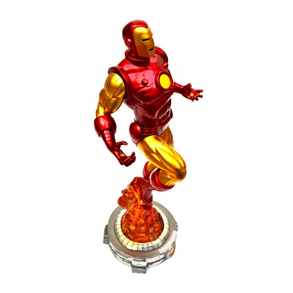 Top view of the Marvel Gallery Classic Iron Man PVC Statue.