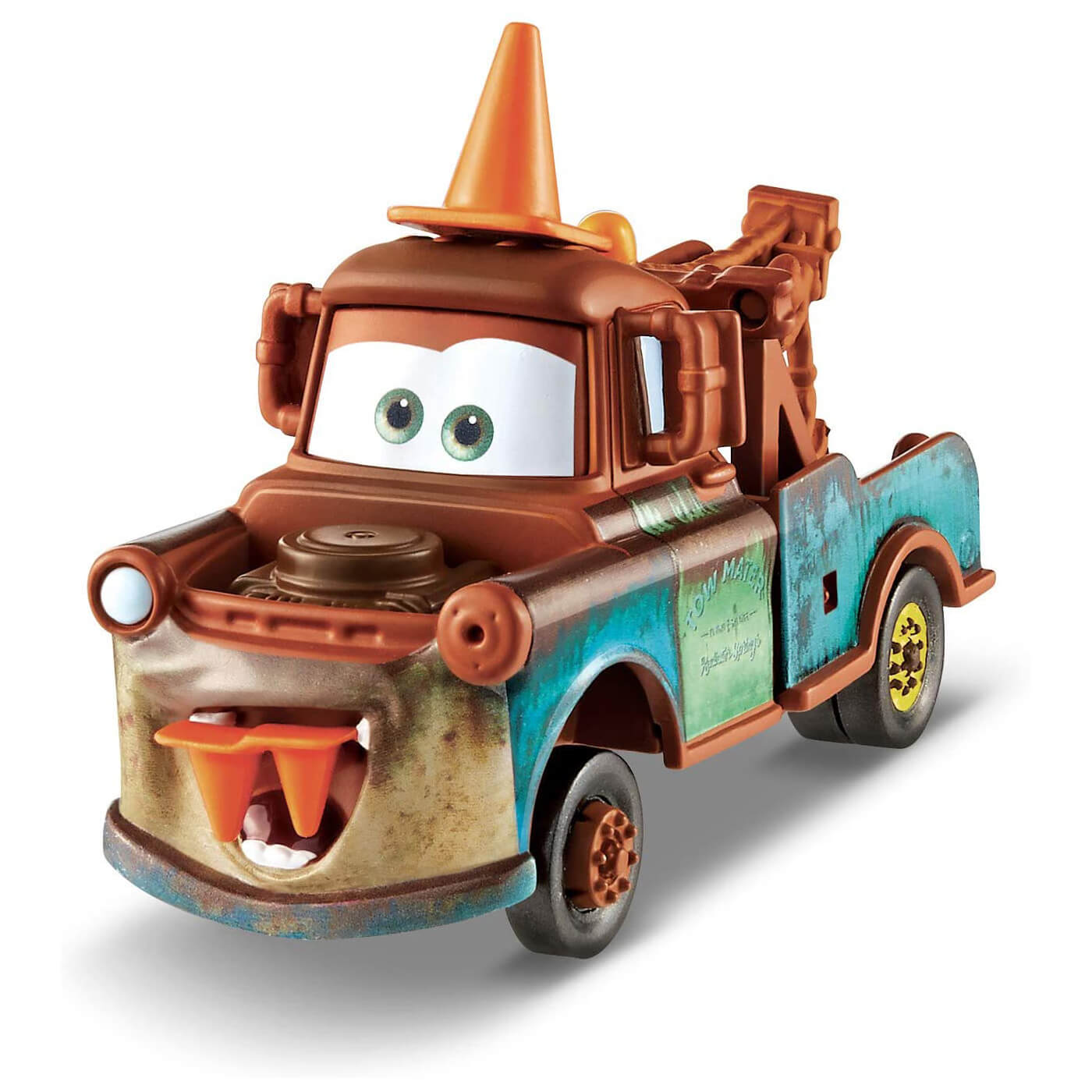 Disney Pixar Cars Diecast Oversized Mater with Cone Teeth