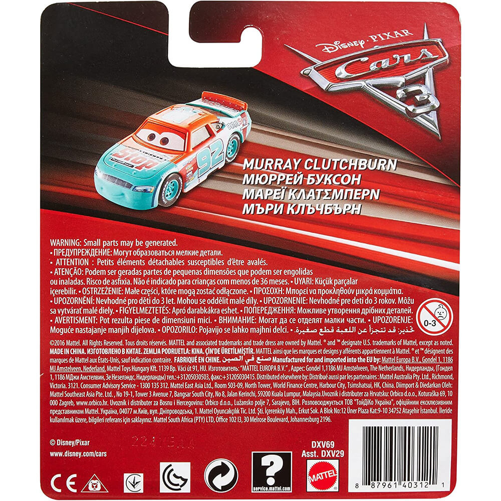 Disney Pixar Cars Murray Clutchburn Diecast Vehicle