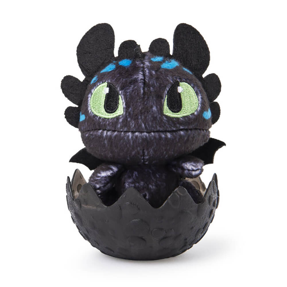 Dreamworks How to Train Your Dragon: The Hidden World Night Fury Dragon Egg Plush Surprise