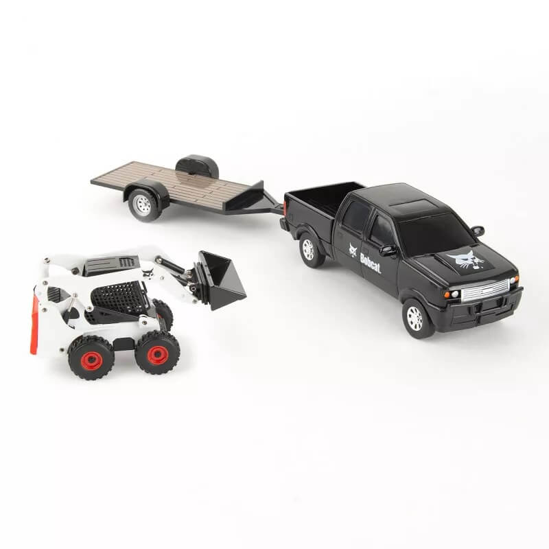 ERTL Collect N' Play 1:32 Bobcat Skid Steer with Pickup and Trailer