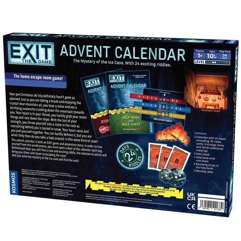 EXIT The Game Advent Calendar The Mystery of the Ice Cave