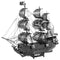 Metal Earth Premium Iconx Black Pearl Ship in Black Model - 2 Sheets