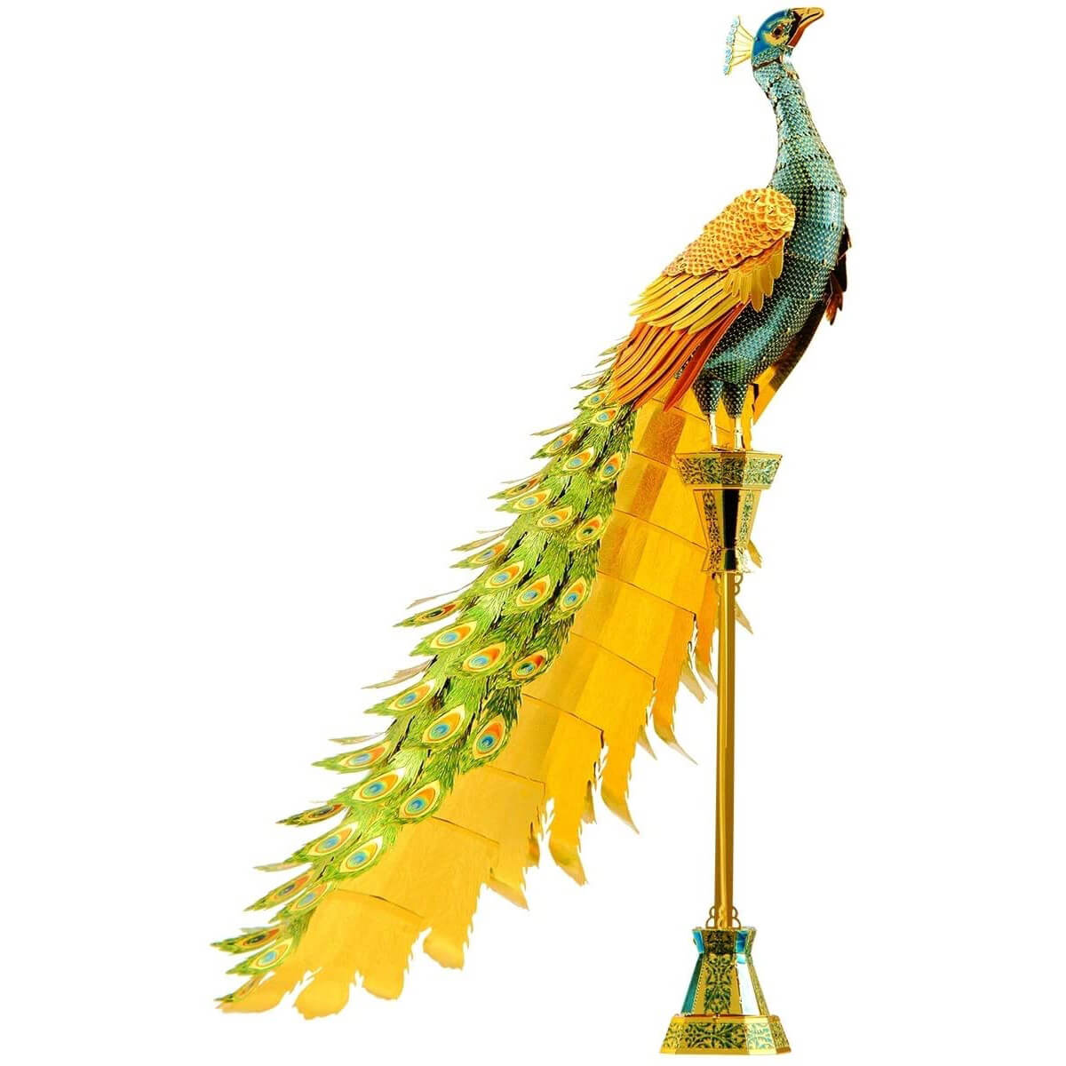 Metal Earth Premium Iconx Peacock Metal Model Kit - 3.5 Sheets