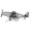 Metal Earth Mustang P-51 Plane Metal Model Kit - 1 Sheet