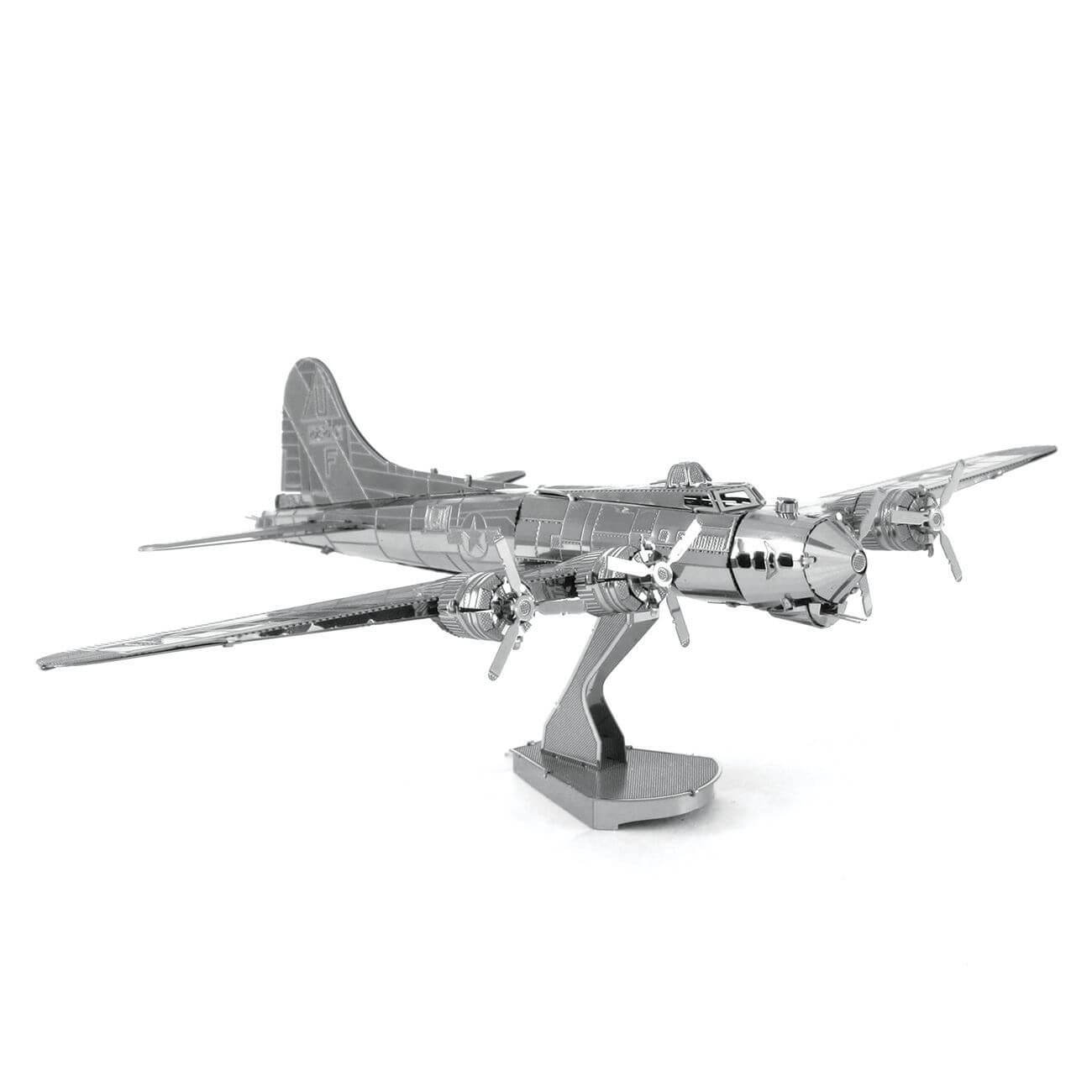 Metal Earth Boeing B-17 Flying Fortress Plane Model Kit - 2 Sheets