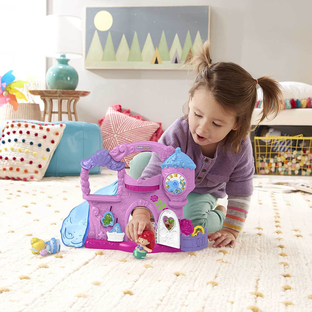 Fisher-Price Little People Disney Princess Play & Go Castle Playset