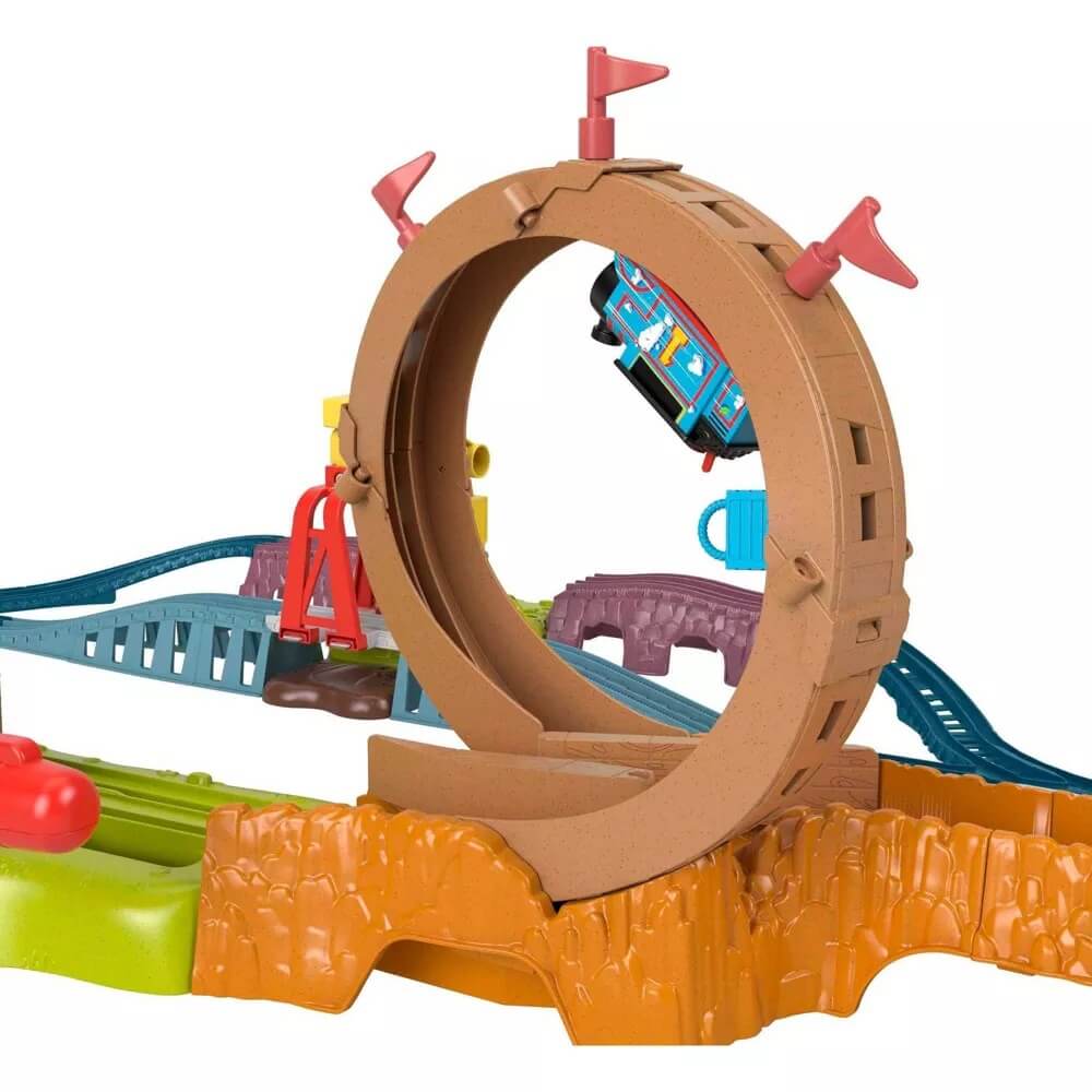 Fisher-Price Thomas & Friends  Launch & Loop Maintenance Yard Train Set