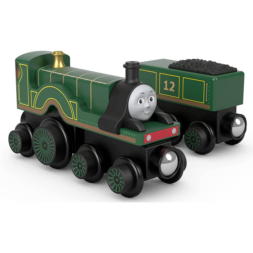 Fisher-Price Thomas & Friends Wooden Railway Emily Engine and Coal-Car