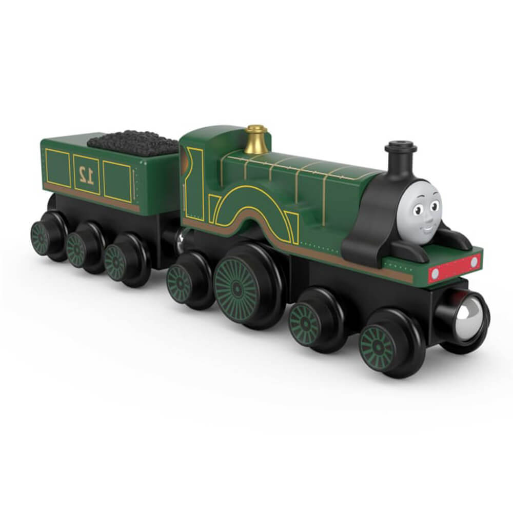 Fisher-Price Thomas & Friends Wooden Railway Emily Engine and Coal-Car