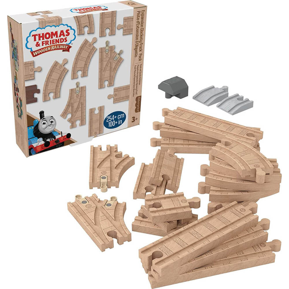 Fisher-Price Thomas & Friends Wooden Railway Expansion Clackety Track Pack