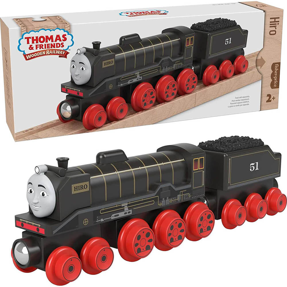 Fisher-Price Thomas & Friends Wooden Railway Hiro Engine and Coal-Car