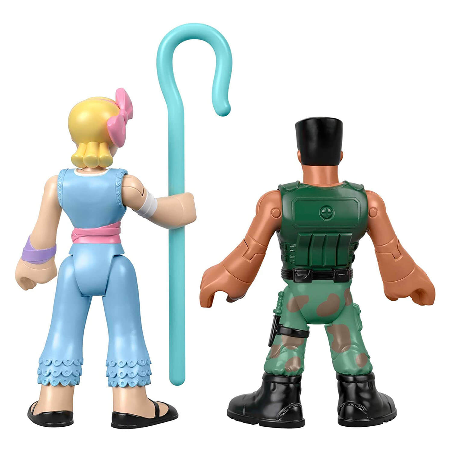 Front view of the figures in the package.