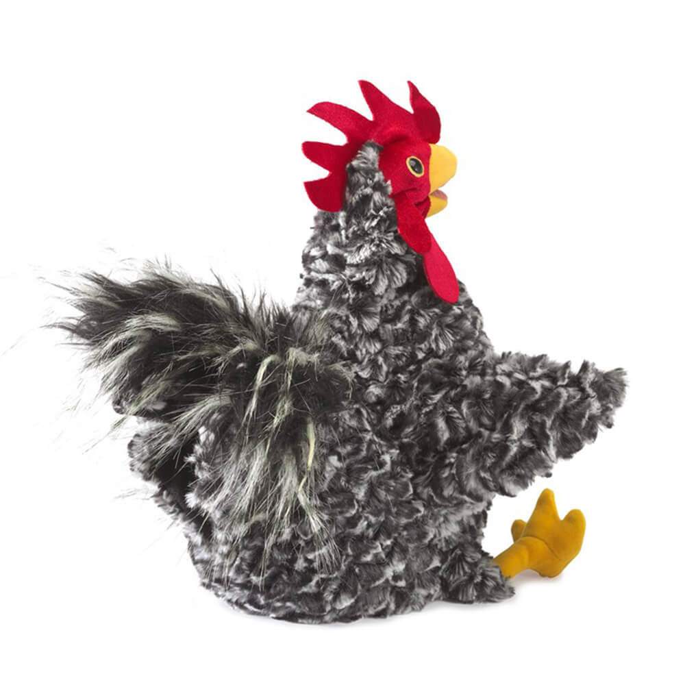 Folkmanis Barred Rock Rooster Hand Puppet