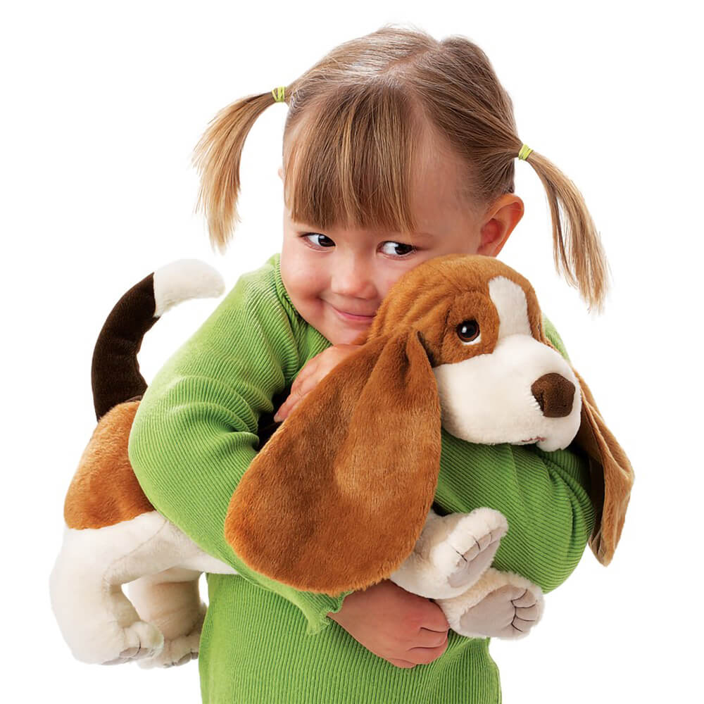 Folkmanis Basset Hound Hand Puppet