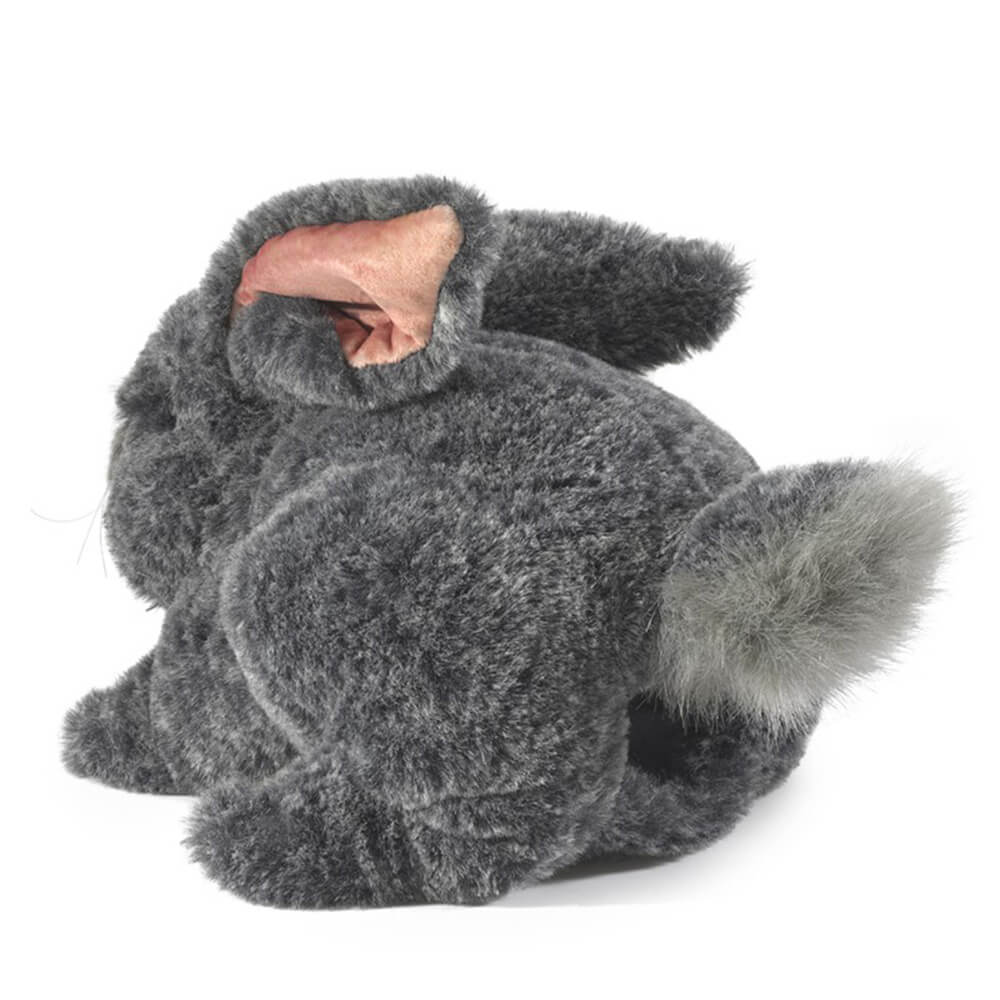 Folkmanis Gray Bunny Rabbit Hand Puppet