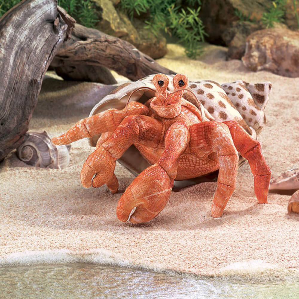 Folkmanis Hermit Crab Hand Puppet