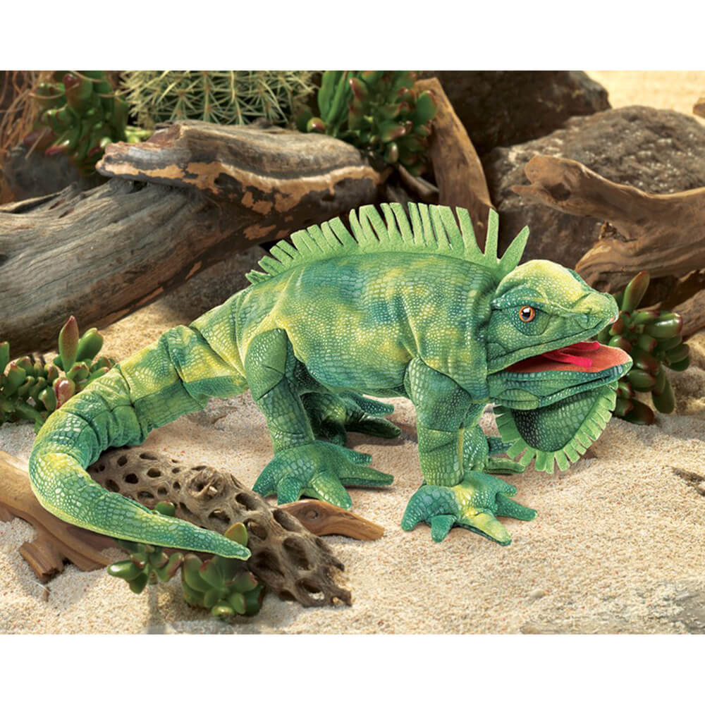 Folkmanis Iguana Hand Puppet