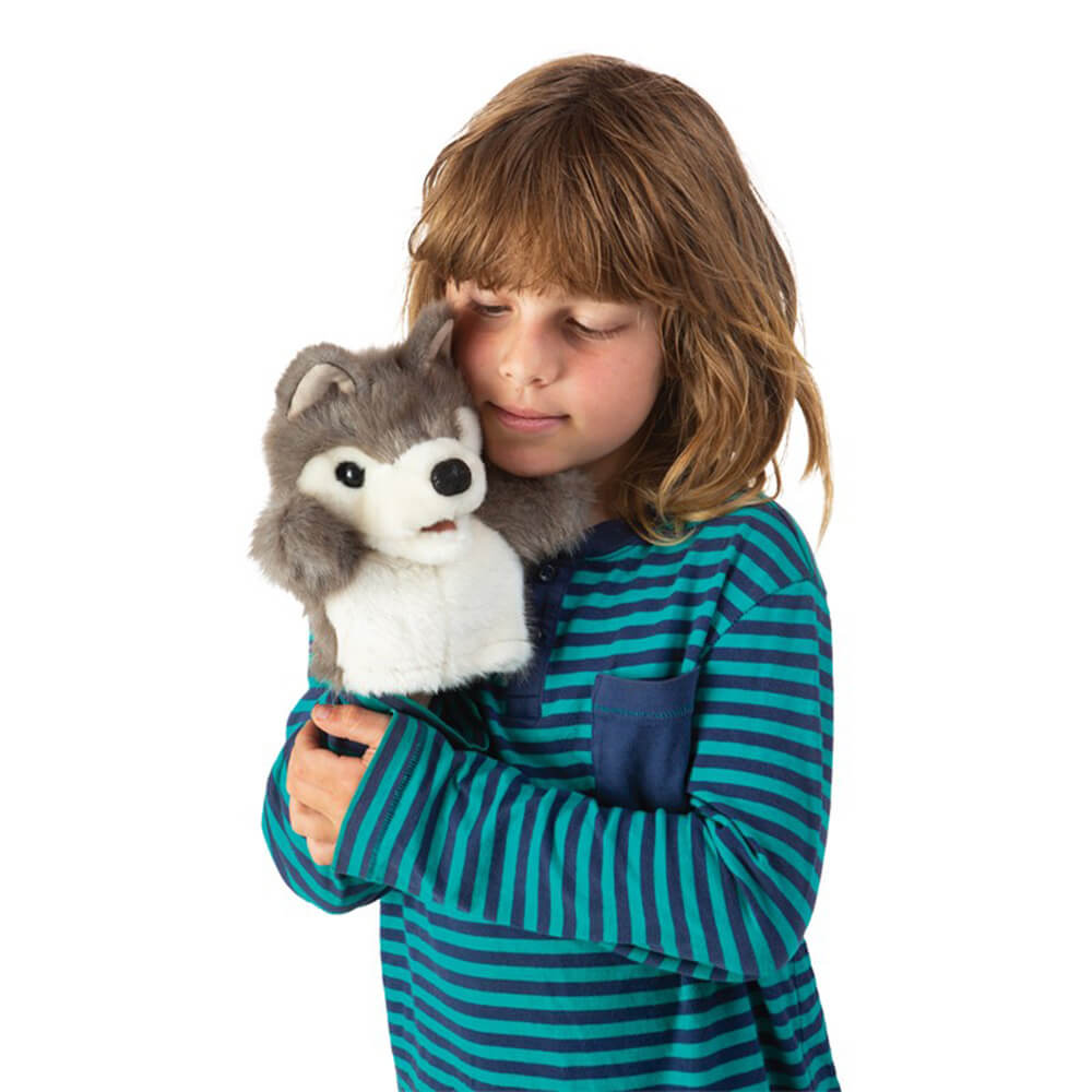 Folkmanis Little Wolf Little Puppet