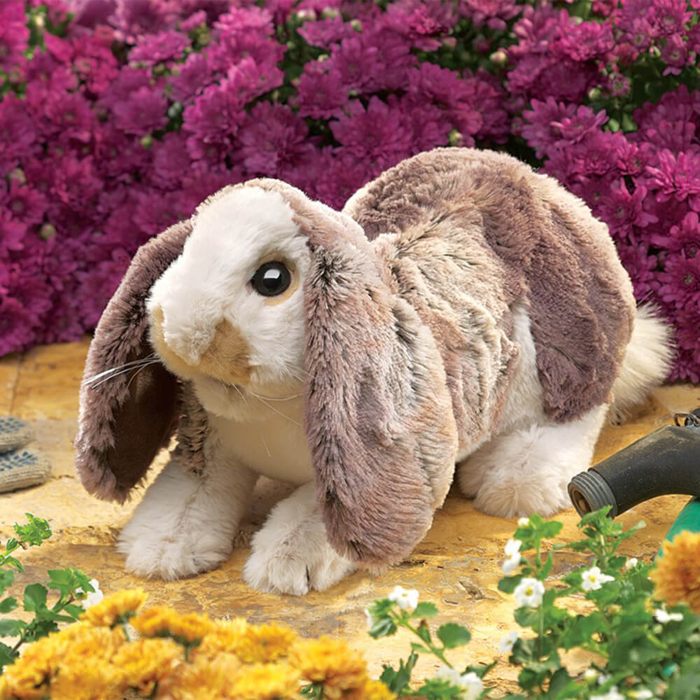 Folkmanis Lop Baby Rabbit Hand Puppet