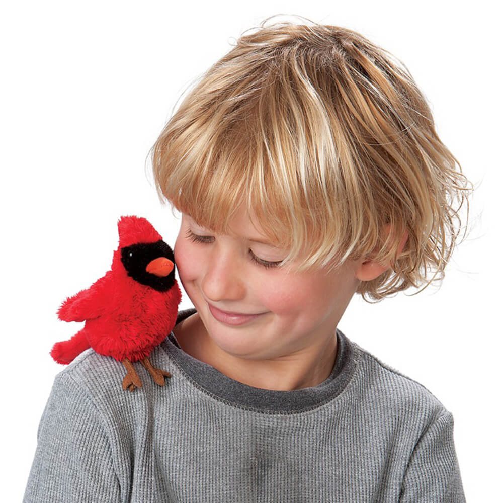 Folkmanis Mini Cardinal Finger Puppet