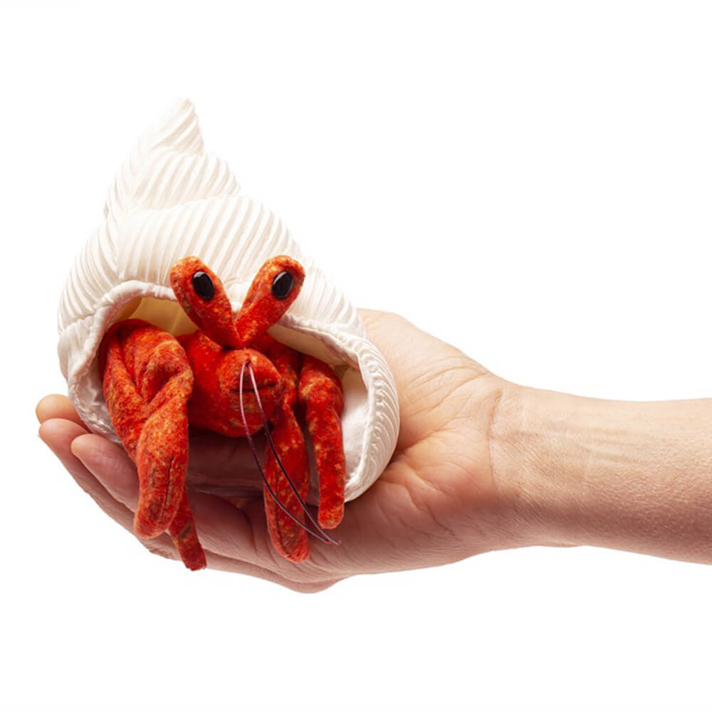 Folkmanis Mini Hermit Crab Finger Puppet