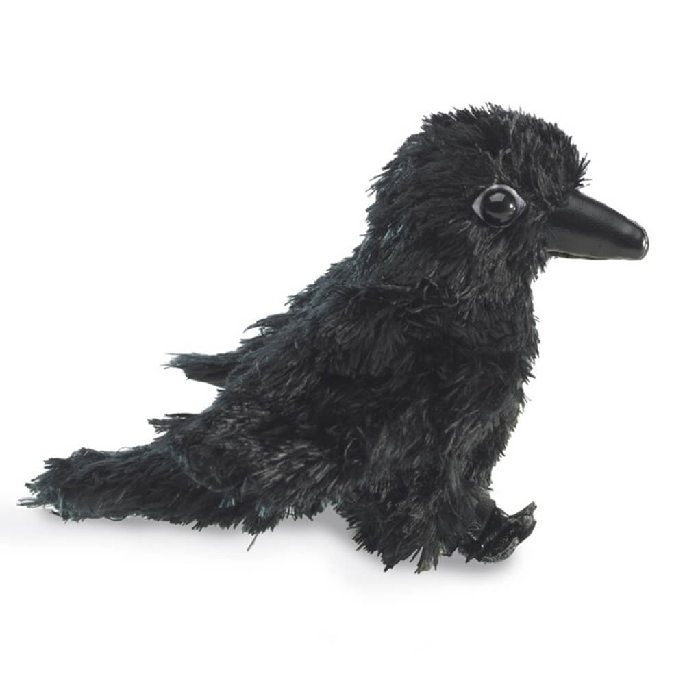 Folkmanis Mini Raven Finger Puppet