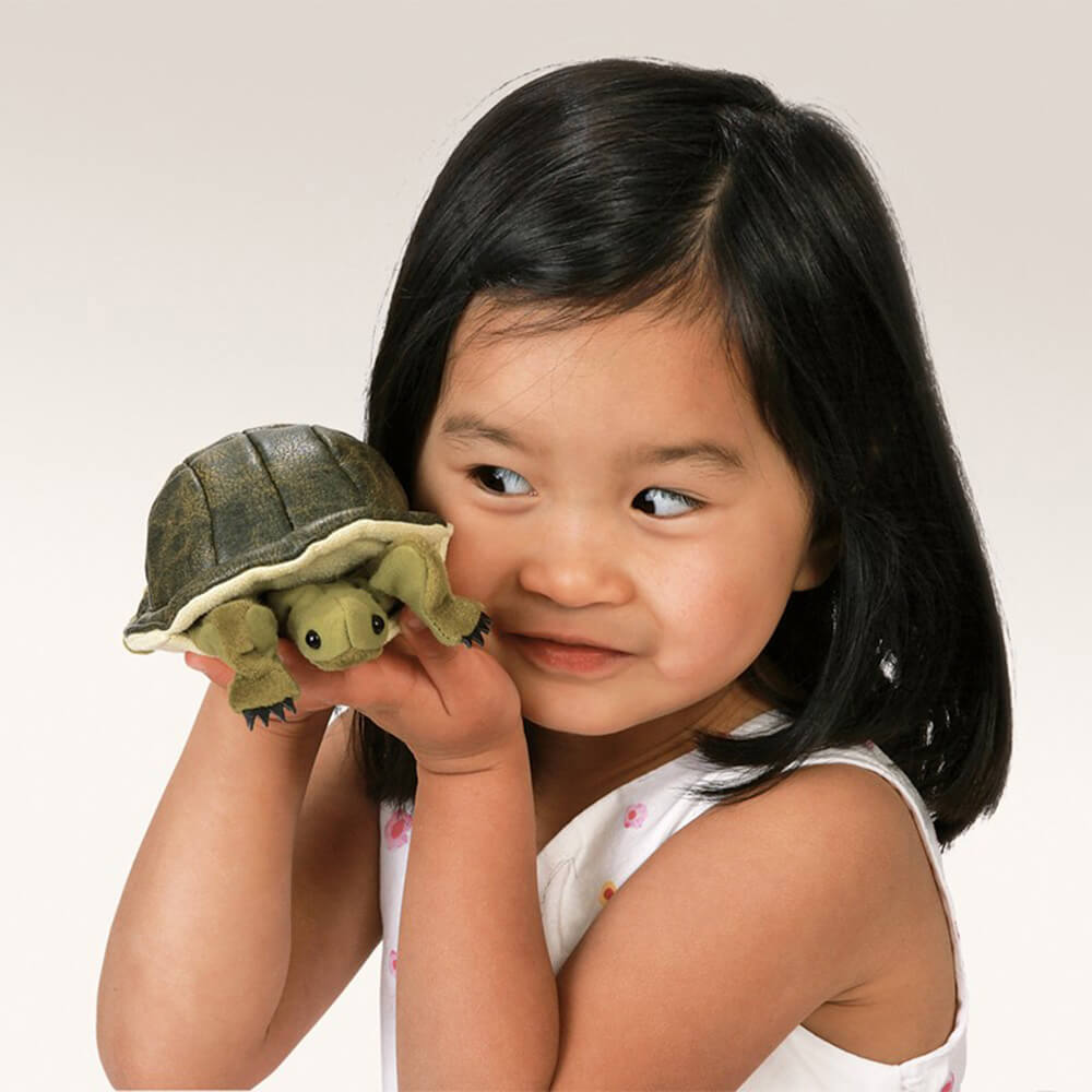 Folkmanis Mini Turtle Finger Puppet