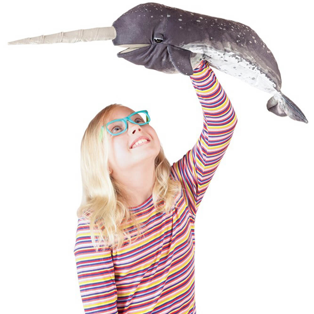 Folkmanis Narwhal Hand Puppet