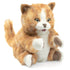 Folkmanis Orange Tabby Kitten Hand Puppet