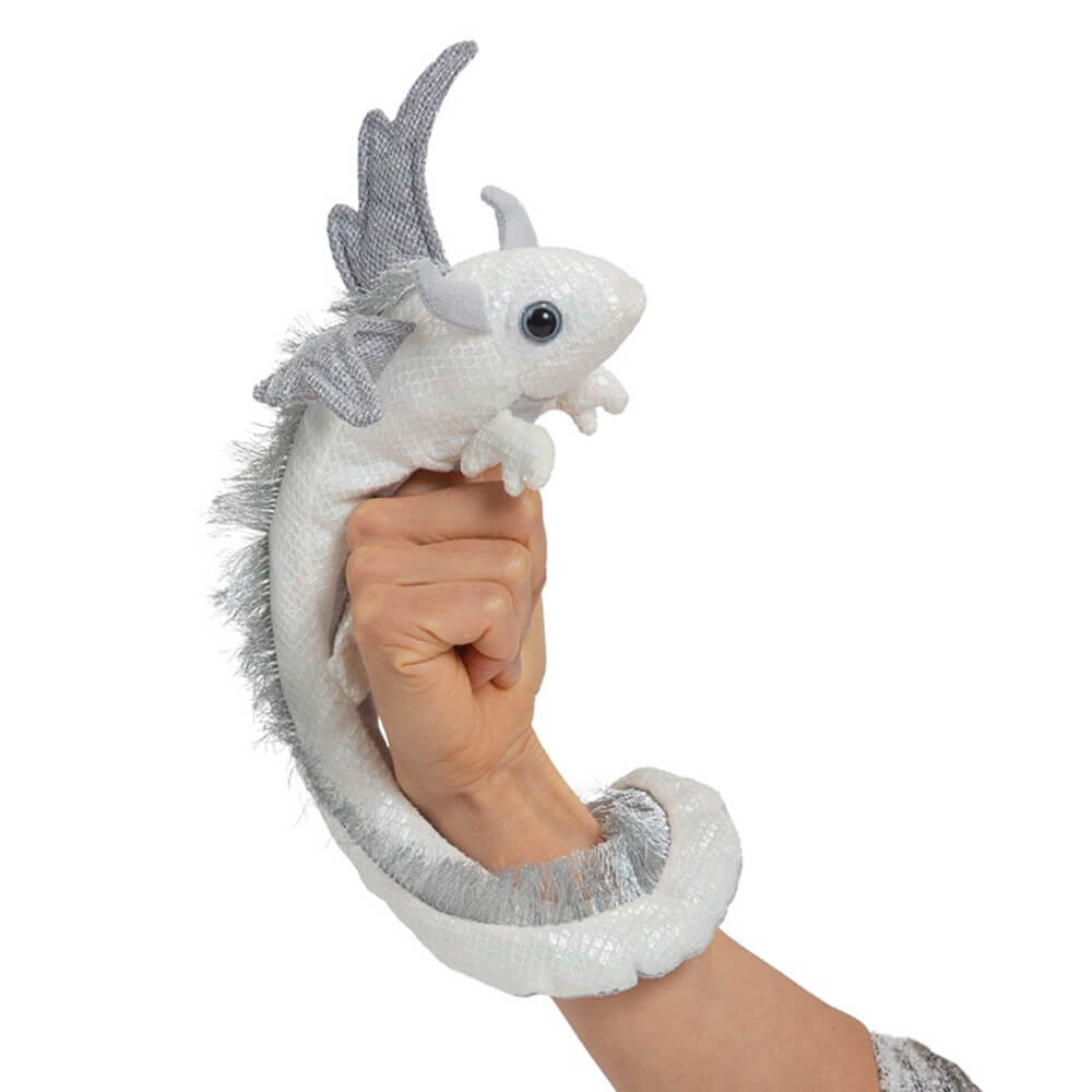 Folkmanis Pearl Dragon Wristlet Finger Puppet