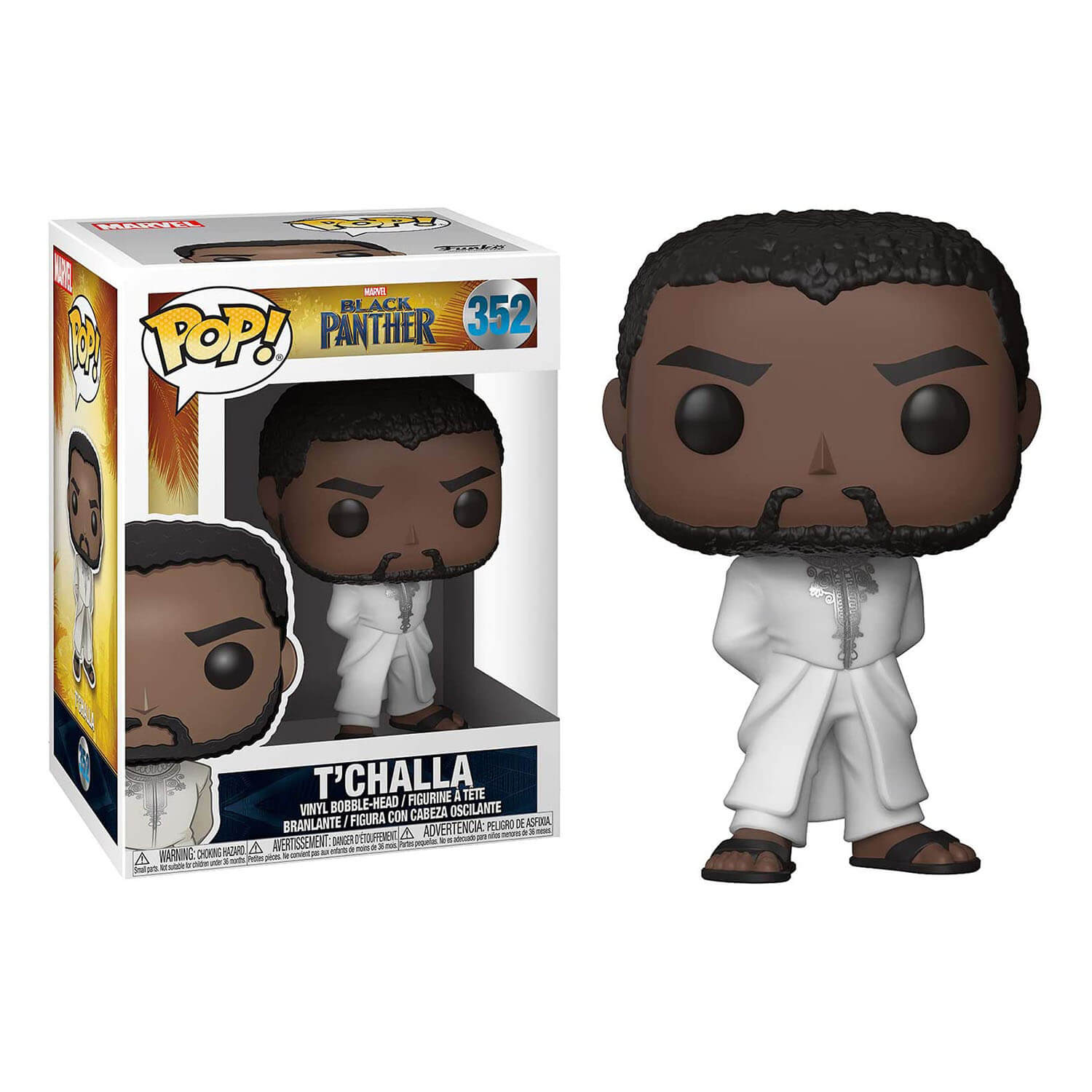 Funko POP Black Panther Black Panther White Robe #352