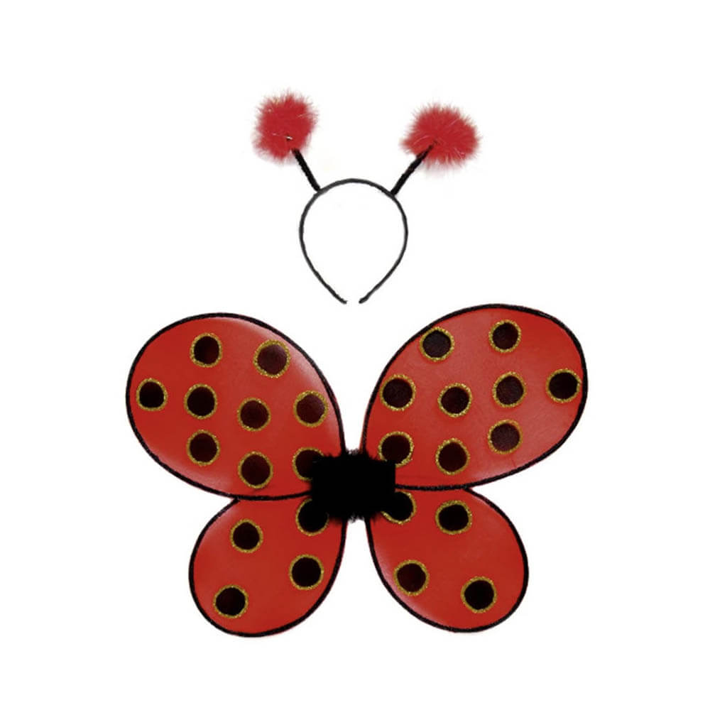 Great Pretenders Ladybug Wings & Headband