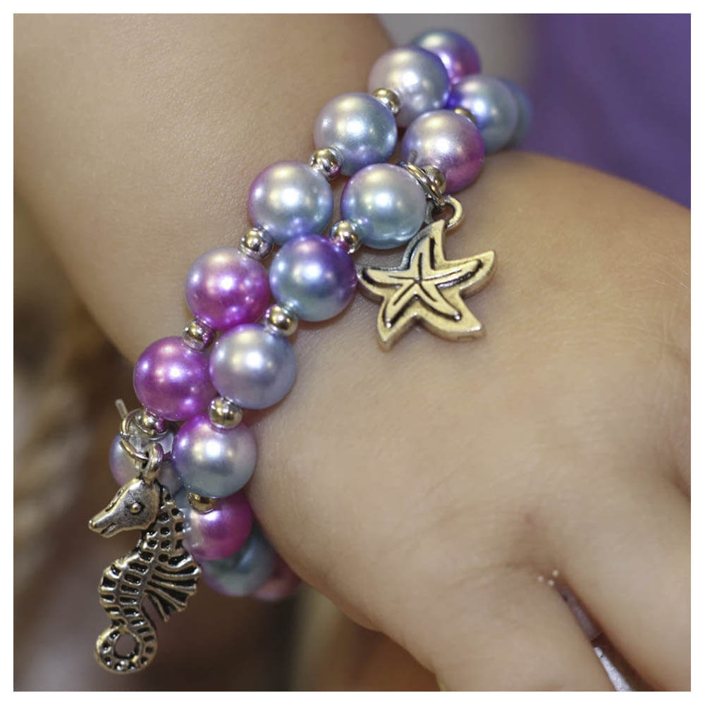 Front view of the Great Pretenders Mermaid Mist Bracelet 2 Pieces.