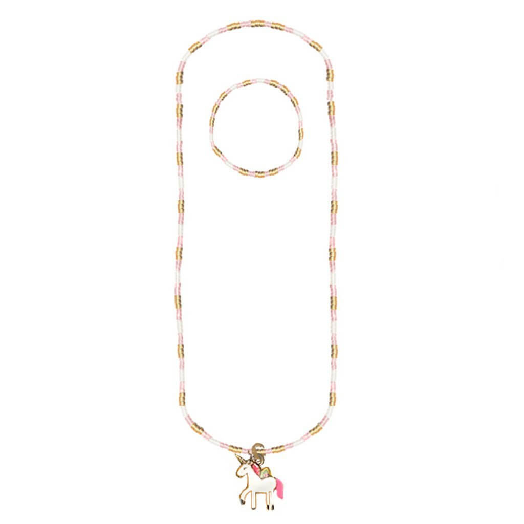 Great Pretenders Magic Unicorn Necklace & Bracelet Set