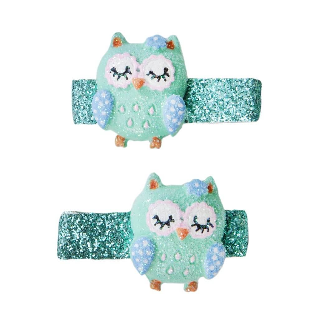 Great Pretenders Sleepy Owl Hair Clips