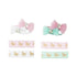 Front view of the Great Pretenders Unicorn Hair Ties & Bows 4 Piece Set.