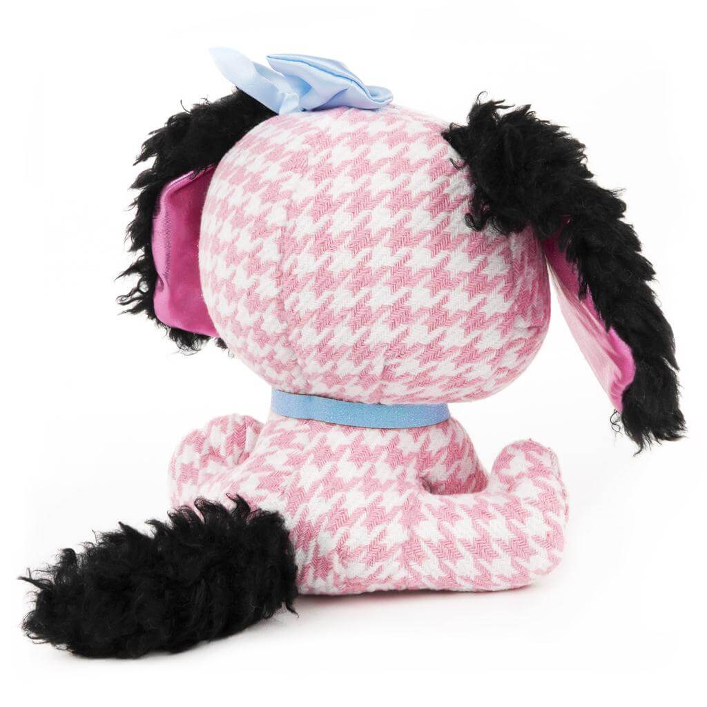 Gund P.Lushes Pets Cala Bassethound 6 Inch Pink Plaid Plush