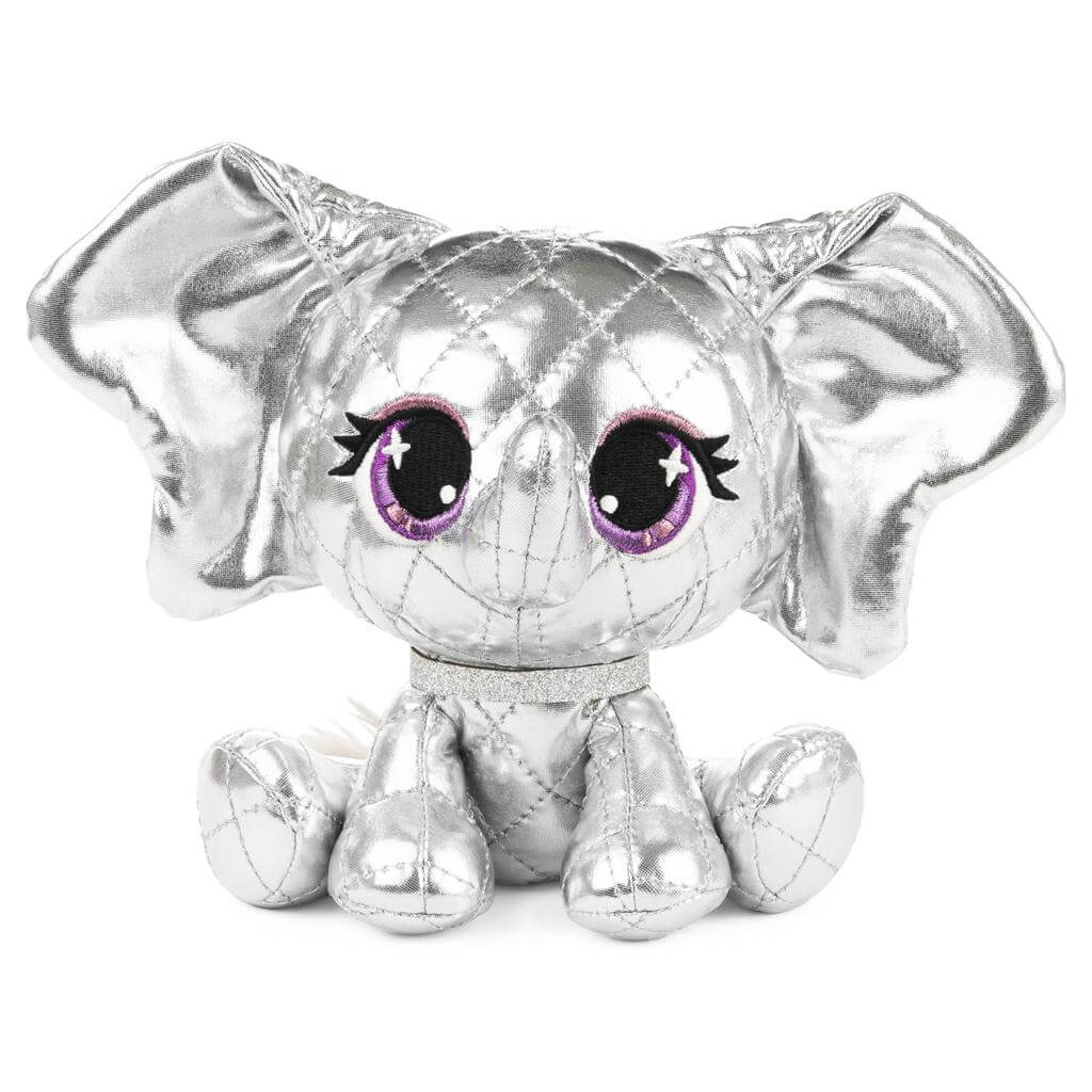 Gund P.Lushes Pets Ella L`Phante Elephant 6 Inch Platinum Plush Limited Edition